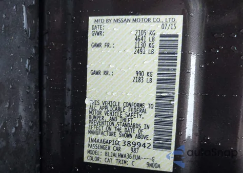 2016 Nissan Maxima 3.5 Platinum from USA, damaged, VIN 1N4AA6AP1GC389942